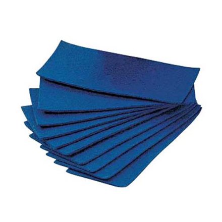 10 Ersatz-Löschpapier aus Filz für Tafellöscher von dots, blau