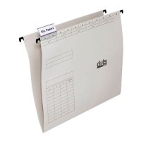 25 Hängemappen von dots, DIN A4, 230 g/qm, lichtgrau