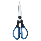  Schere Soft-Cut von WEDO, Rechts- und Linkshänder, 21,5 cm, schwarz/blau 