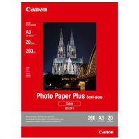 Fotopapier A3, 260 g/m², 20 Blatt, satiniert, Canon SG-201