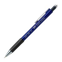 Druckbleistift GRIP 1345 von FABER-CASTELL, 0,5 mm, B, blau