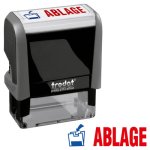 Textstempel ?Ablage" printy 4912 office von trodat, blau/rot