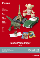 Fotopapier A3, 170 g/m², 40 Blatt, matt, Canon MP-101