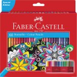 60 Buntstifte Classic von FABER-CASTELL farbsortiert -Karton-Etui-