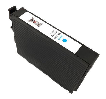 XL Druckerpatrone von tintenalarm.de ersetzt Epson 603 XL, C13T03A24010 cyan (ca. 350 Seiten)