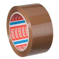 Packband tesapack 64014 von tesa, 5,0 cm x 66,0 m, PP, braun, 1 Rolle
