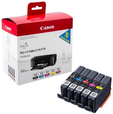 Original Canon PGI-72 6402 B 009 Tintenpatrone MultiPack MBK,C,M,Y,R