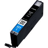  Original Canon CLI-551C 6509B001 Tintenpatrone cyan (ca. 332 Seiten) 