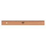 Lineal 30,0 cm von M + R, natur, Holz