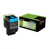  Original Lexmark 70C2XCE 702XC Toner cyan extra High-Capacity Projekt (ca. 4.000 Seiten) 