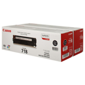  Original Canon 718BKVP 2662 B 005 Toner schwarz Doppelpack (ca. 3.400 Seiten) 
