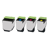  4 Toner von tintenalarm.de ersetzt Lexmark 71B2HK0, 71B2HC0, 71B2HM0, 71B2HY0 