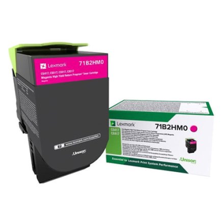 Original Lexmark 71B2HM0 Toner magenta return program (ca. 3.500 Seiten)