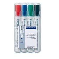 4 Whiteboard-Marker Lumocolor von STAEDTLER, farbsortiert