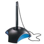 Kugelschreiberständer Delta von HAN, schwarz/blau