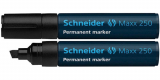  Permanentmarker Maxx 250 von Schneider, schwarz 