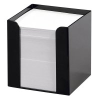 Zettelbox von folia, schwarz inkl. 700 lose Notizzettel in weiß