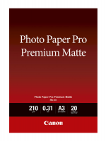 Fotopapier A3, 210 g/m², 20 Blatt, matt, Canon PM-101