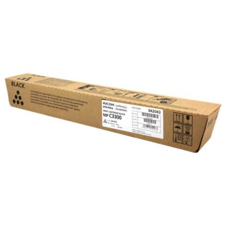 Original Ricoh 842043 MP C3300BK TYPE MP C 3300 Toner schwarz (ca. 20.000 Seiten)