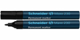  10 Permanentmarker Maxx 230 von Schneider, schwarz 