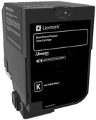  Original Lexmark 84C2HKE Toner schwarz return program Projekt (ca. 25.000 Seiten) 