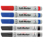  5 Permanentmarker Colli-Marker von Herlitz, farbsortiert 
