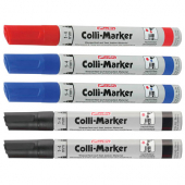  5 Permanentmarker Colli-Marker von Herlitz, farbsortiert 