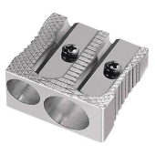  Metallspitzer doppelt von M + R, silber 