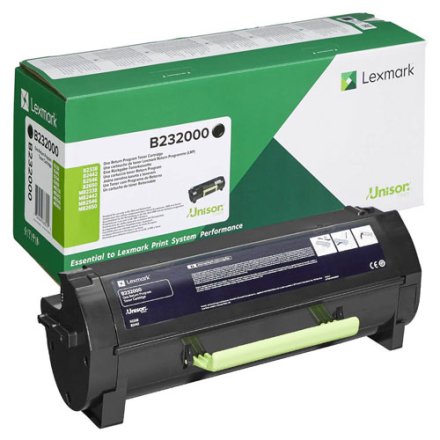 Original Lexmark B232000 Toner return program schwarz (ca. 3.000 Seiten)