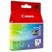  Original Canon BCI-16cl 9818A002 Tintenpatrone color Doppelpack (ca. 100 Seiten) 