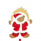  folia Bastelset Papier-Koffer Weihnachten 110-tlg., mehrfarbig 