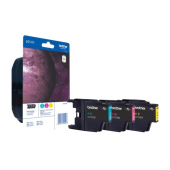  Original Brother LC-1220 RBW BPDR Tintenpatrone MultiPack C,M,Y (ca. 300 Seiten) 