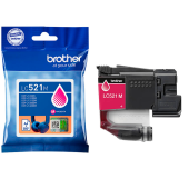  Original Brother LC521M LC-521M Tintenpatrone magenta (ca. 500 Seiten) 