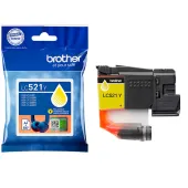  Original Brother LC521Y LC-521Y Tintenpatrone gelb (ca. 500 Seiten) 