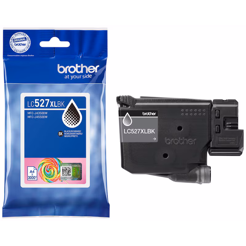  Original Brother LC527XLBK LC-527XLBK Tintenpatrone schwarz High-Capacity (ca. 3.500 Seiten) 