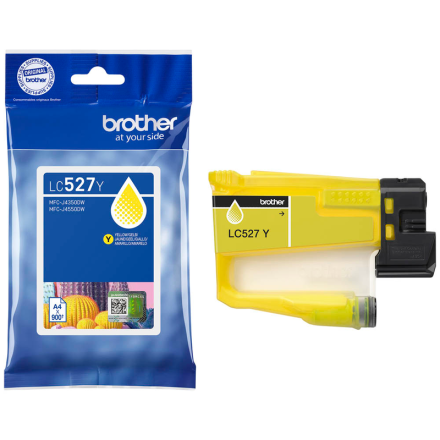 Original Brother LC527Y LC-527Y Tintenpatrone gelb (ca. 900 Seiten)