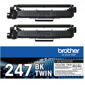  Original Brother TN-247 BK TWIN Toner schwarz Doppelpack (ca. 3.000 Seiten) 