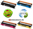  4 Toner von tintenalarm.de ersetzt Brother TN-135BK, TN-135C, TN-135M, TN-135Y 