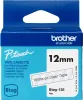  Original Brother Btag-135 Btag-135 DirectLabel-Etiketten weiss auf Transparent 