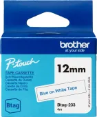  Original Brother Btag-233 Btag-233 DirectLabel-Etiketten blau auf weiss 