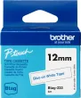  Original Brother Btag-233 Btag-233 DirectLabel-Etiketten blau auf weiss 