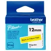  Original Brother Btag-631 Btag-631 BTAG-361 DirectLabel-Etiketten schwarz auf gelb 