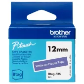  Original Brother Btag-F35 Btag-F35 DirectLabel-Etiketten weiss auf violett 
