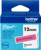  Original Brother Btag-P31 Btag-P31 DirectLabel-Etiketten schwarz auf rosa 