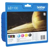  Original Brother LC-1100 VAL BP Tintenpatrone MultiPack Bk,C,M,Y 
