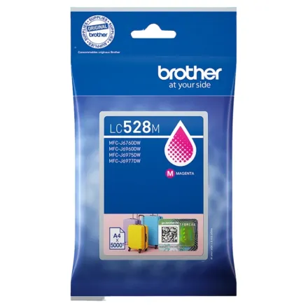 Original Brother LC-528 M Tintenpatrone magenta extra High-Capacity (ca. 5.000 Seiten)