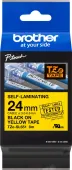  Original Brother TZe-SL651 DirectLabel schwarz auf gelb selbstlaminierend 