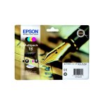 Original Epson 16 C 13 T 16264012 Tintenpatrone MultiPack Bk,C,M,Y