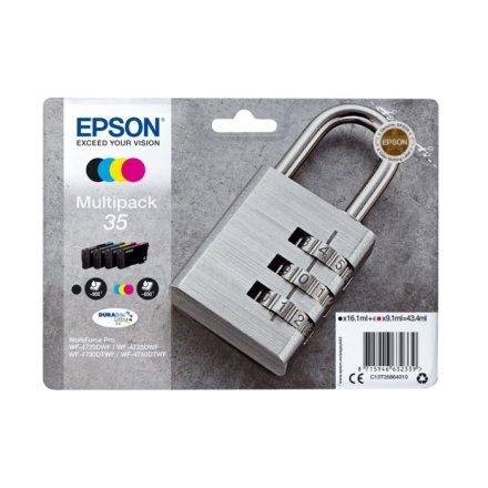 Original Epson 35 C 13 T 35864010 Tintenpatrone MultiPack Bk,C,M,Y