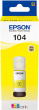  Original Epson C13T00P440 104 Tintenflasche gelb (ca. 7.500 Seiten) 